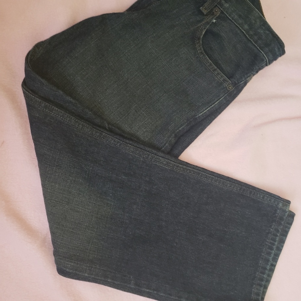 Signature straight jeans